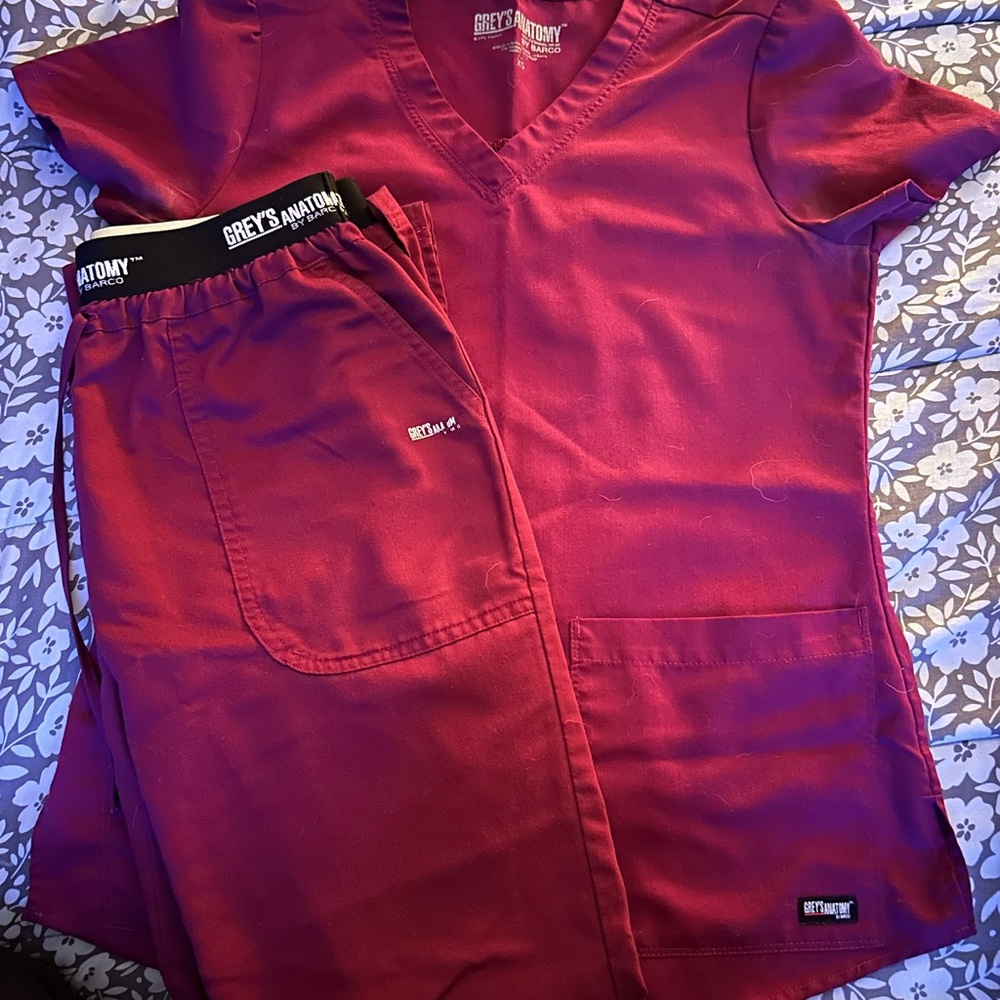 Grey's Anatomy Maroon Professional Wear